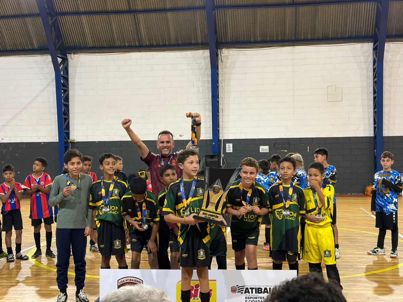 Premiação vice-campeão da Liga Atibaiense
