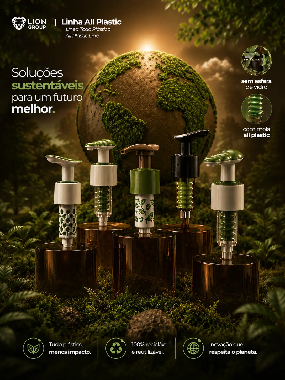 Embalagem sustentável: a linha All Plastic 100% reciclável